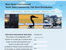Tablet Screenshot of blueheronys.com